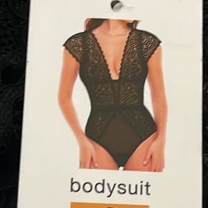 Sophie B. Lace Halter Bodysuit Lingerie